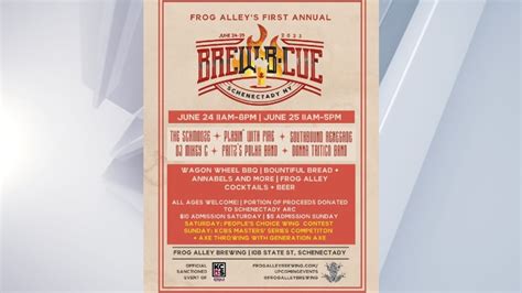 Frog Alley hosting first-ever Brew-B-Q event